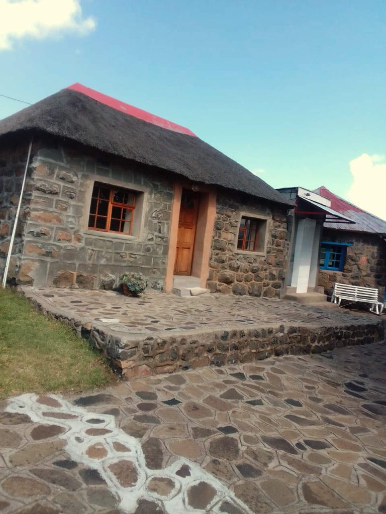 Lovely stone chalets in Lesotho